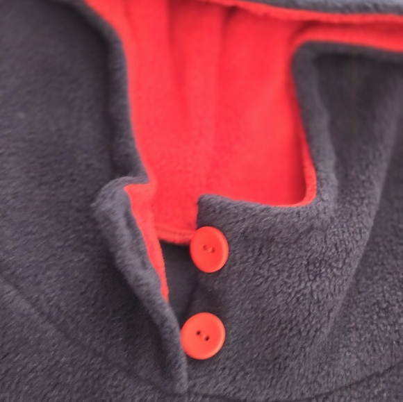 WACKY Fleece Snowman Applique Hooded Pullover 4 -5 youth - Picture 5 of 8